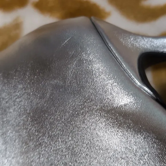 Open Edit Sleek sliver  Ankle Boots