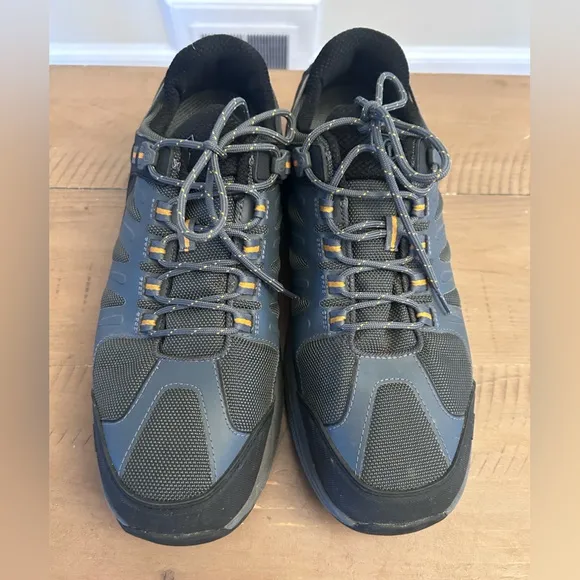 Orthofeet Men’s Gray Waterproof Hiking Shoes - Size 11.5
