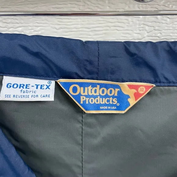 Outdoor Products Navy Vintage Drawstring Pants GORE-TEX XL USA Made