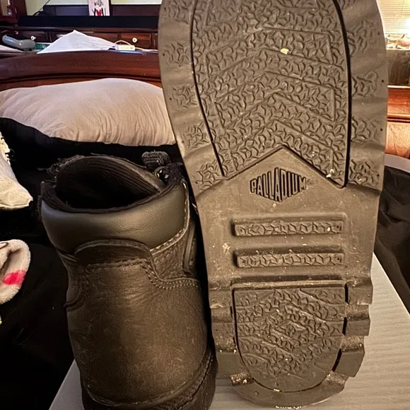 Palladium Kids Black Boots