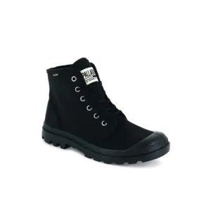 Palladium Pampa Hi Originale 75349-060 Boots Mens US 4 Black Canvas Ankle KHD925