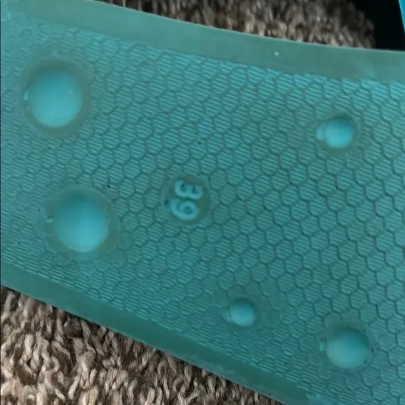 Palm Angels Blue Slide Sandals