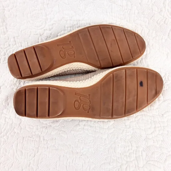 Paul Green Layla Taupe Beige Leather Espadrille Slip on  Sneakers Flats size 9