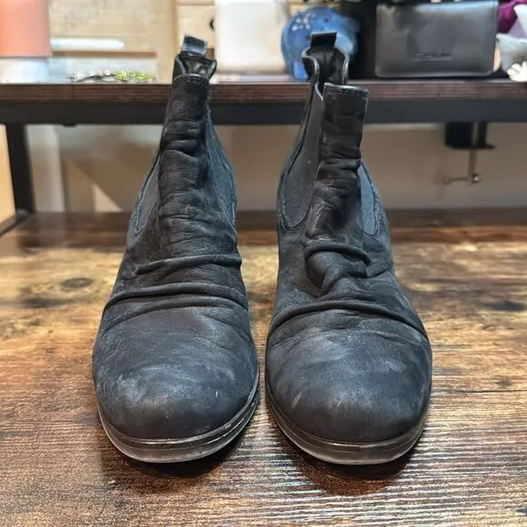 Paul Green Black Ankle Boots size 6.5