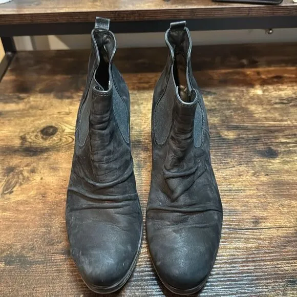 Paul Green Black Ankle Boots size 6.5