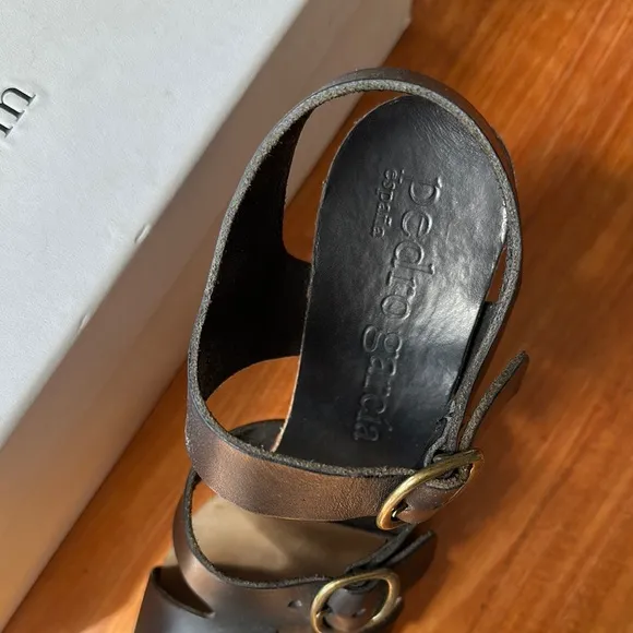 Pedro Garcia Black Sandals