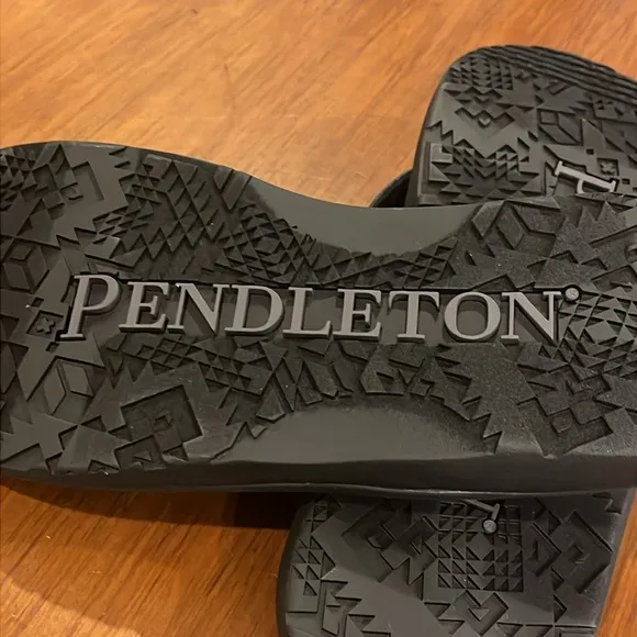 Pendleton Carico Flip Flops Thongs Sandals Shoes Southwest black new Mens Sizes