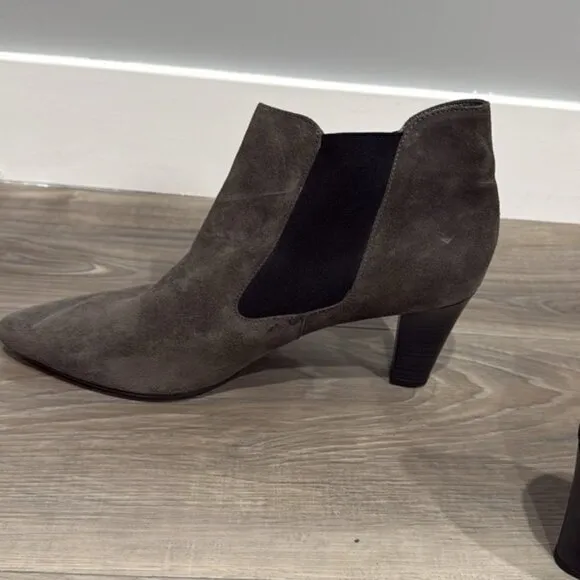 Peter Kaiser Elegant Gray Women's Ankle Boots size 7