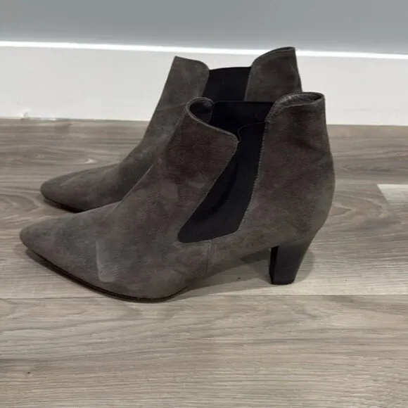 Peter Kaiser Elegant Gray Women's Ankle Boots size 7