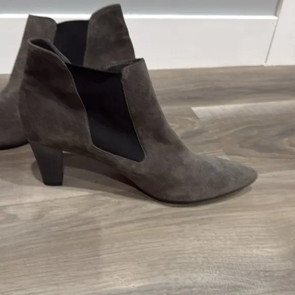 Peter Kaiser Elegant Gray Women's Ankle Boots size 7