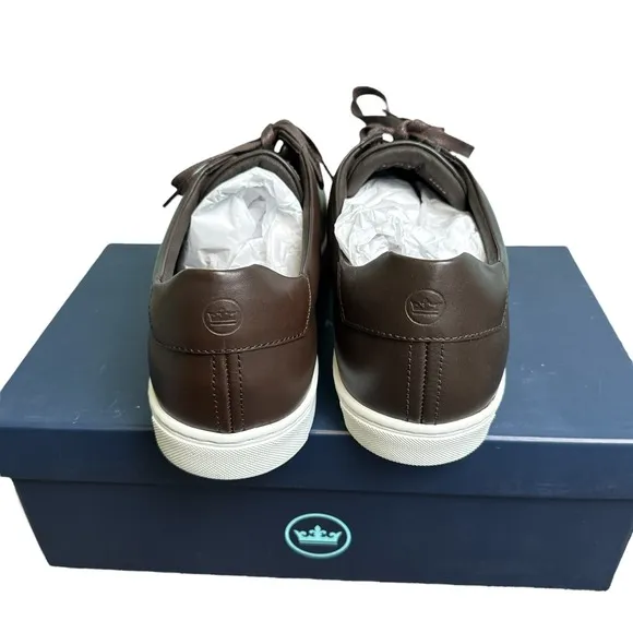 Peter Millar Vantage Lite Sneakers Chocolate Mens 9.5 Golf Casual New In Box