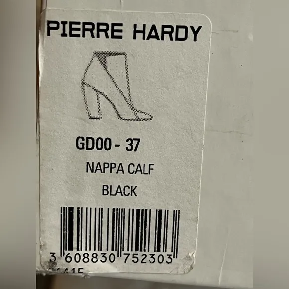 Pierre Hardy Napa black  ankle boots