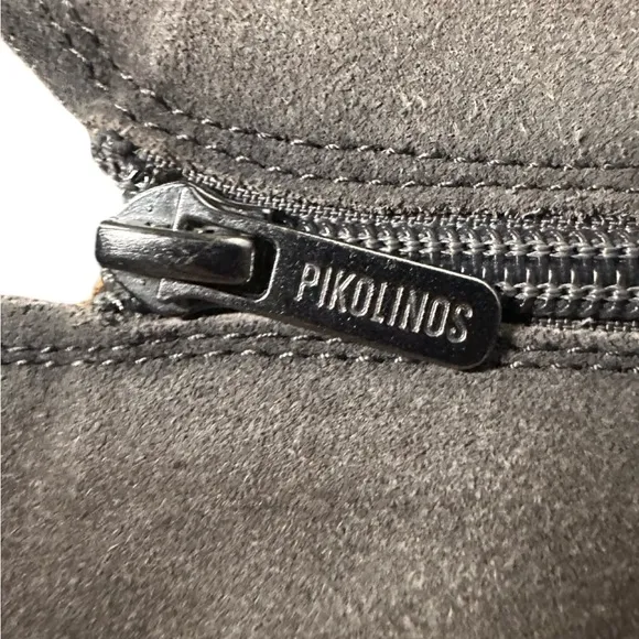 Pikolinos Shoes Womens Size 10.5 Ordino Gray Suede Ankle Boots