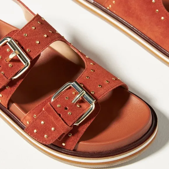Pilcro studded slingback sandals