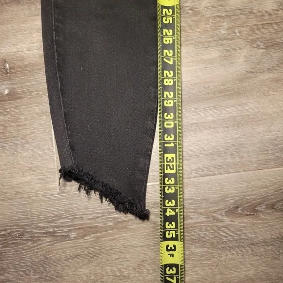 Pistola Audrey Mid‎ Rise Skinny jet set black Jeans Womens size 27
