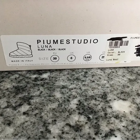 Piumestudio Luna Padded Ankle Boots.