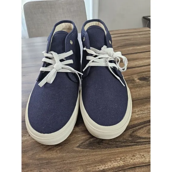 Polo Ralph Lauren Keaton Chukka Sneakers Hunter Navy Mid-Top Shoes Men's Size 12