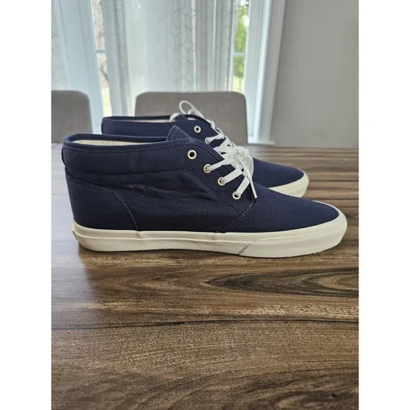 Polo Ralph Lauren Keaton Chukka Sneakers Hunter Navy Mid-Top Shoes Men's Size 12