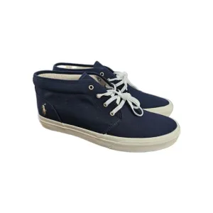 Polo Ralph Lauren Keaton Chukka Sneakers Hunter Navy Mid-Top Shoes Men's Size 12