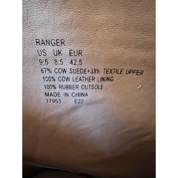 Polo Ralph Lauren Polo Country Green Ranger Camo Ankle Boots Mens Size 9.5 NEW📦