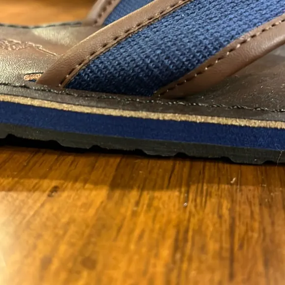 Polo Ralph Lauren Sullivan flip flops thongs sandals shoe new mens size 9 defect