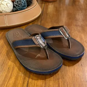 Polo Ralph Lauren Sullivan flip flops thongs sandals shoe new mens size 9 defect