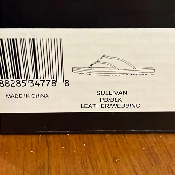 Polo Ralph Lauren Sullivan flip flops thongs sandals shoes leather black Mens 9