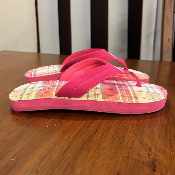 Polo Ralph Lauren Terrence Flip Flops Sandals Shoes Thongs new Youth Girls sizes