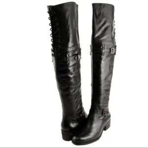 Pour La Victoire Victorella Over the Knee Leather Boots