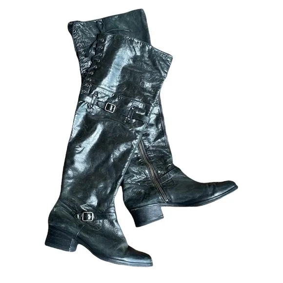 Pour La Victoire Victorella Over the Knee Leather Boots