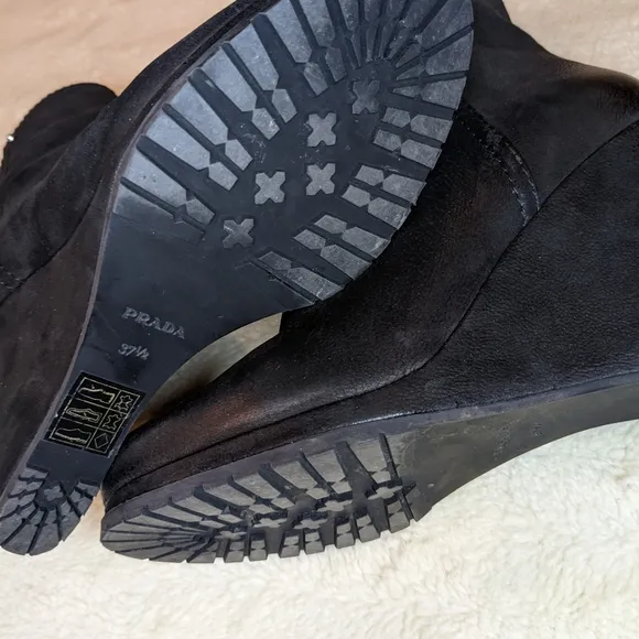 Prada Sport Leather Boots