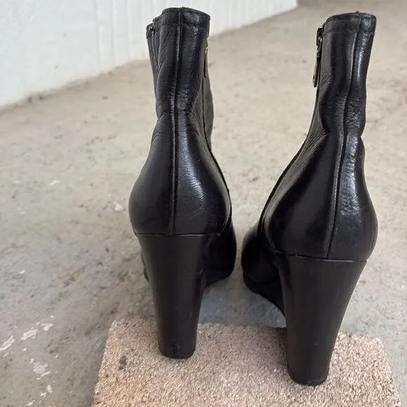 Prada wedge ankle boots