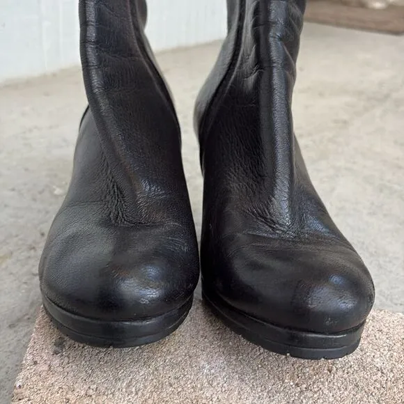 Prada wedge ankle boots