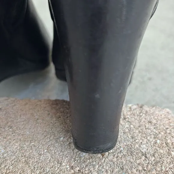 Prada wedge ankle boots