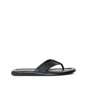 Proenza Schouler Cooper Flip Flop Sandals in Black 37.5