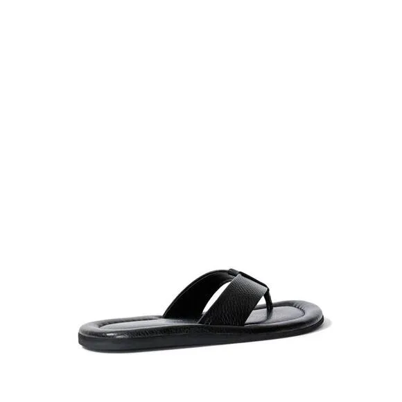 Proenza Schouler Cooper Flip Flop Sandals in Black 38.5