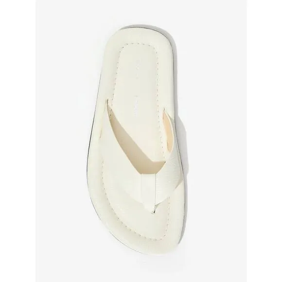 Proenza Schouler Cooper Flip Flop Sandals in White 40