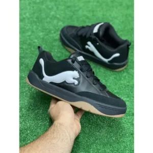 Puma Park Lifestyle Low Mens Casual Sportswear Shoes Black 395022-01 NEW Multi