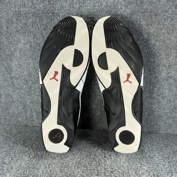Puma Redon Bungee Mens 12 Shoes Black White Slip On Running Athletic Sneakers