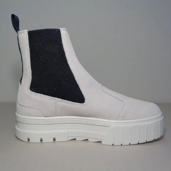 Puma Size 7.5 M MAYZE CHELSEA Marshmallow Suede Boots New Women's Shoes