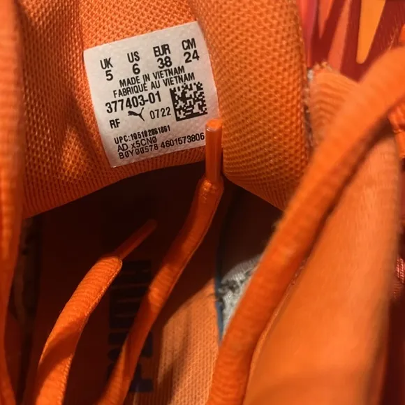 Puma Vibrant Orange Sports Shoes