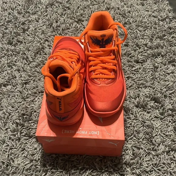 Puma Vibrant Orange Sports Shoes