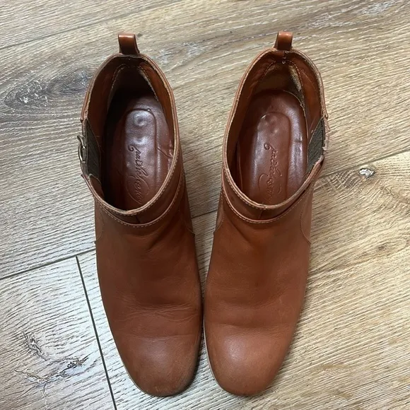 Rachel Comey Hitch Whiskey Leather Ankle Boots Size 7