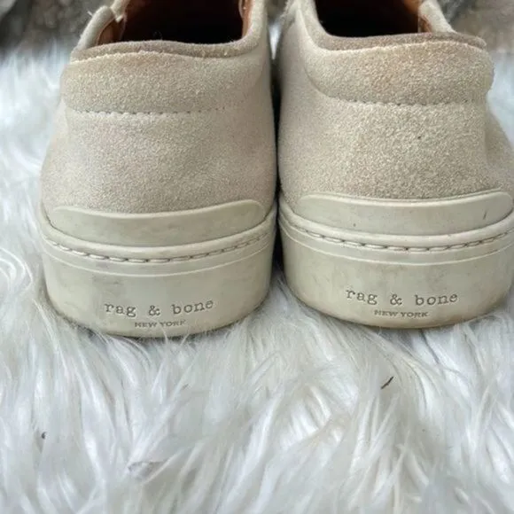 Rag &amp; Bone 'Kent' Nubuck Suede Slip On Loafer Sneakers Shoes Size 8
