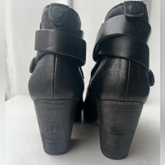 Rag &amp; Bone Leather Harrow Ankle Boots