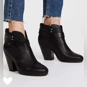Rag &amp; Bone Leather Harrow Ankle Boots