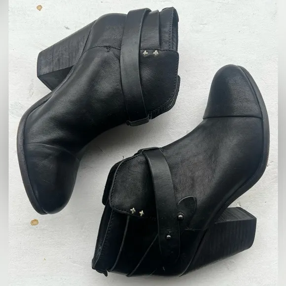 Rag &amp; Bone Leather Harrow Ankle Boots