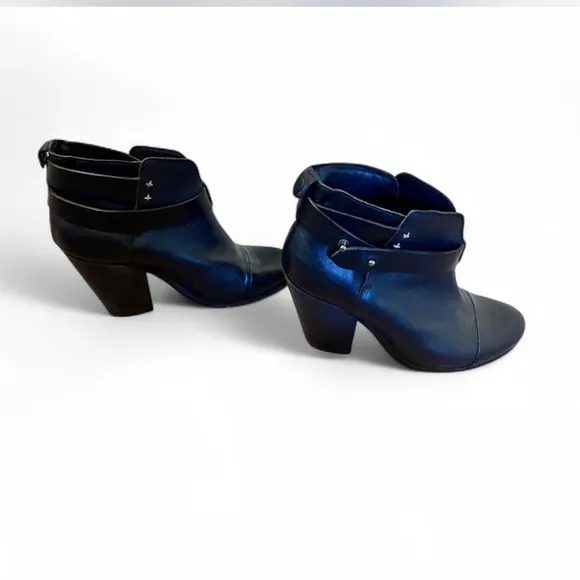 Rag &amp; Bone Leather Heeled Ankle Boots - Size 36
