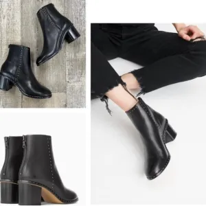 Rag &amp; Bone Willow Studded Boot in Black Size 35 (US 5)