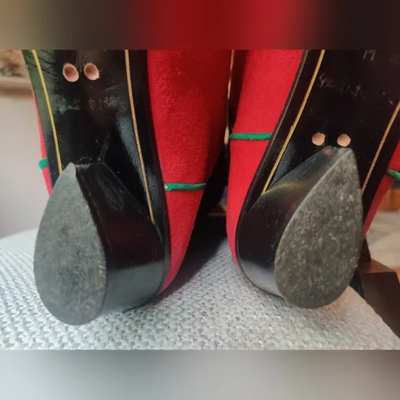 RARE Anne Klein Couture Cowboy Boots – Size 8.5 – Multi Color Leather/Suede